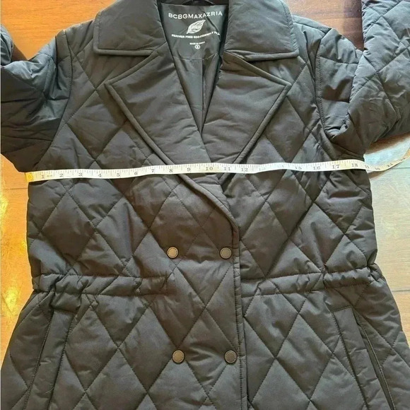 BCBG MAXAZRIA Womens Quilted Water Resistant Blazer Style Jacket Size Small‎ - Picture 6 of 7
